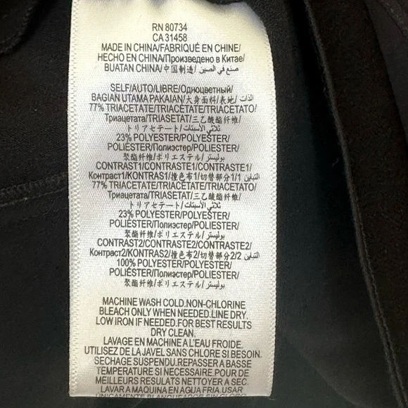 BCBGMAXAZRIA Dyanne Embellished Crystal Tunic Dress Black Small VPX61K22 - Picture 9 of 10